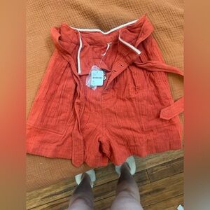 NWTs Free People Burnt Orange Shorts